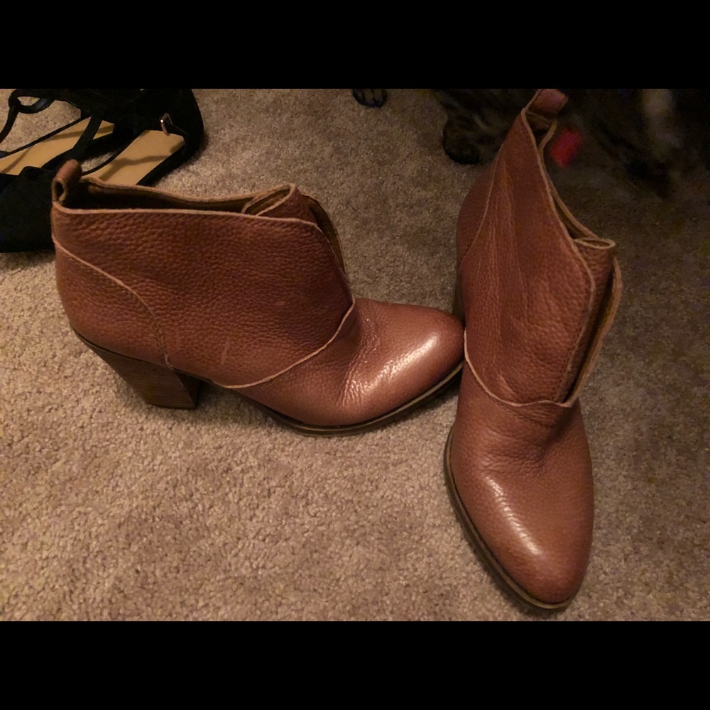 Lucky Brand Leather Booties